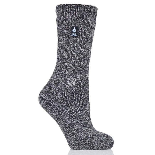 Womens Heat Holders Primrose Twist Crew Socks - image 