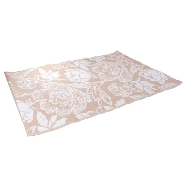 Northlight Seasonal Floral Rectangular Outdoor Area Rug