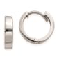 Gold Classics&#40;tm&#41; 13mm White Gold Hinged Hoop Earrings - image 1