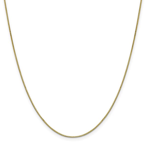 Gold Classics(tm) 10kt. Gold 0.90mm Box Chain Necklace - image 