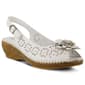 Womens Spring Step Belford Slingback Sandals  White - image 1