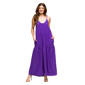 Plus Size 24/7 Comfort Apparel Spaghetti Maternity Maxi Dress - image 1
