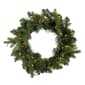 Kurt S. Adler 18in. Prelit Warm White LED Noble Fir Wreath - image 1