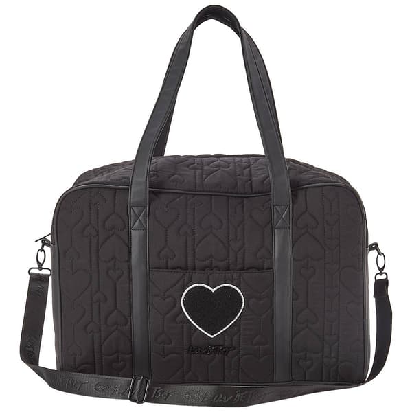 Luv Betsey by Betsey Johnson Cotton Weekender Tote - image 