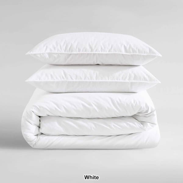 Calvin Klein Washed Percale Cotton 3pc. Duvet Cover Set