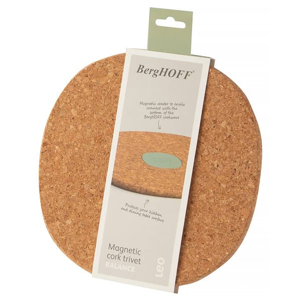 BergHOFF Leo Balance 7in. Magnetic Cork Trivet