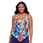 Womens TrimShaper Tropical Treasure Ronnie Tankini - image 1