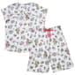 Womens Karen Neuburger Short Sleeve Teatime Bermuda Pajama Set - image 1