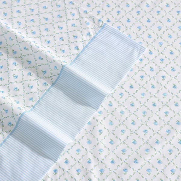 Laura Ashley Kate 100% Cotton Sheet Set