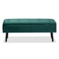 Baxton Studio Caine Velvet Fabric Wood Storage Bench - image 5