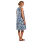Womens Harlow & Rose Sleeveless Back Keyhole Leaf Shift Dress - image 2