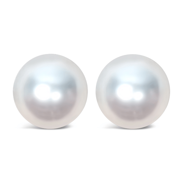Haus of Brilliance 14kt. Gold 7.5-8mm Pearl Stud Earrings