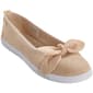 Womens Ashley Blue Canvas With Bow Slip On Flats - image 2