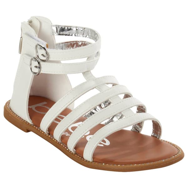Big Girls Bebe Gladiator Rhinestone Sandals