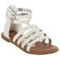 Big Girls Bebe Gladiator Rhinestone Sandals - image 1