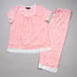 Womens Ellen Tracy Short Sleeve Scoop Neck Pajama Set - image 2