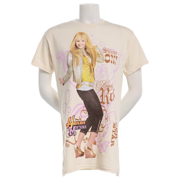 Juniors Hybrid Hannah Montana Shine Boyfriend Tee