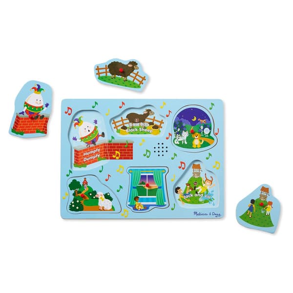 Melissa &amp; Doug® 6pc. Nursery Rhymes 2 Sound Puzzle