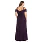 Plus Size R&M Richards Sleeveless Cold Shoulder Side Drape Gown - image 2