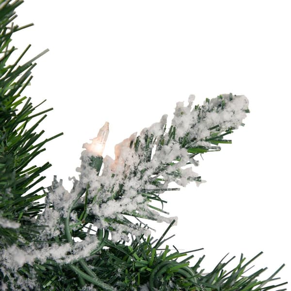 Northlight Seasonal 9ft. Pre-lit Flocked Pine Christmas Garland