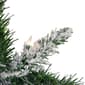 Northlight Seasonal 9ft. Pre-lit Flocked Pine Christmas Garland - image 2