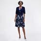Womens Perceptions Short Sleeve Zip Jacket with Fit & Flare Dress - image 1