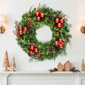 Puleo International 26in. Pre-Lit LED Ornament Adorned Wreath - image 2
