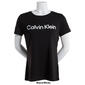 Womens Calvin Klein Performance Crew Neck Heat Seal Logo 1x1 Tee - image 7