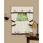 Achim Cuppa Joe Embellished Cottage Kitchen Curtain Set - image 1