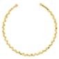 Athra 14kt. Gold over Brass Crystal & Stripe Bead Coil Bracelet - image 2