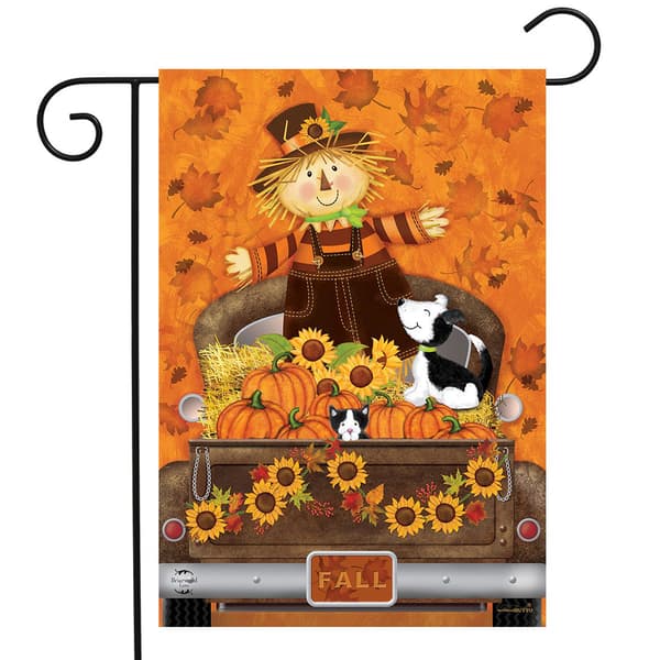 Briarwood Lane Fall Harvest Pickup Garden Flag - image 