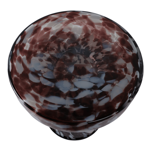 Sagebrook Home 19in. Platar Dapple Art Glass Accent Table