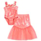 Toddler Girl Floatimini Mermaid & Flower Foil One Piece Swimset - image 1
