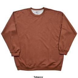 Mens Big &amp; Tall Starting Point Solid Long Sleeve Sweatshirt