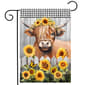 Briarwood Lane Highland Cow Garden Flag - image 1