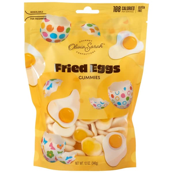 Oliva Sarah Gourmet Confections 12oz. Fried Egg Gummies - image 