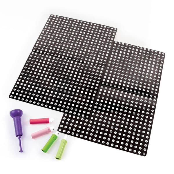 Make It Real™ Stamp 2 Reveal Cool Cat & Smiley Dino