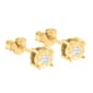 Diamond Classics&#8482; 10kt. Yellow Gold 1/10ctw. Stud Earrings - image 2