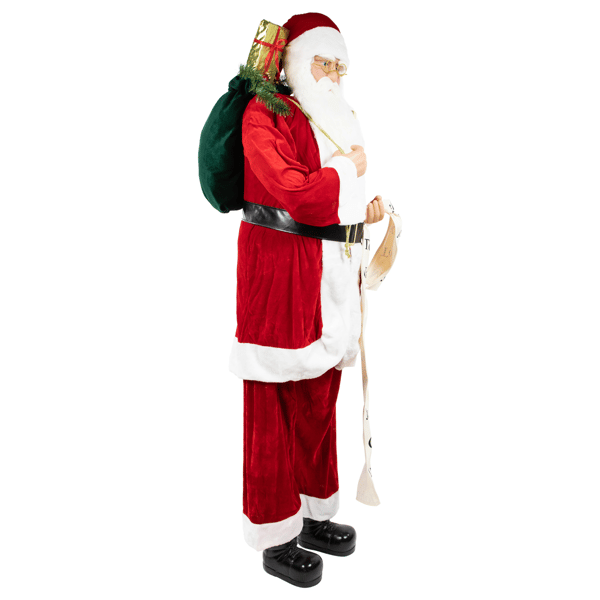 Northlight Santa Claus with Naughty or Nice List Christmas Figure