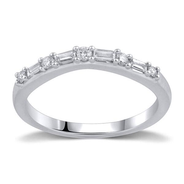 Endless Affection&#40;tm&#41; 14kt. Round & Baguette Diamond Ring - image 
