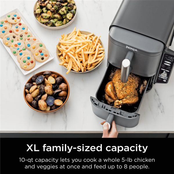 Ninja® DoubleStack XL 6-in-1 2-Basket Space Saving Air Fryer