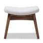 Baxton Studio Vera Upholstered Ottoman - image 2