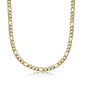 Mens Lynx Gold-Tone Plated Figaro Chain Necklace & Bracelet Set - image 3