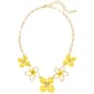 Ashley Cooper(tm) Yellow Flower Short Frontal Necklace - image 1