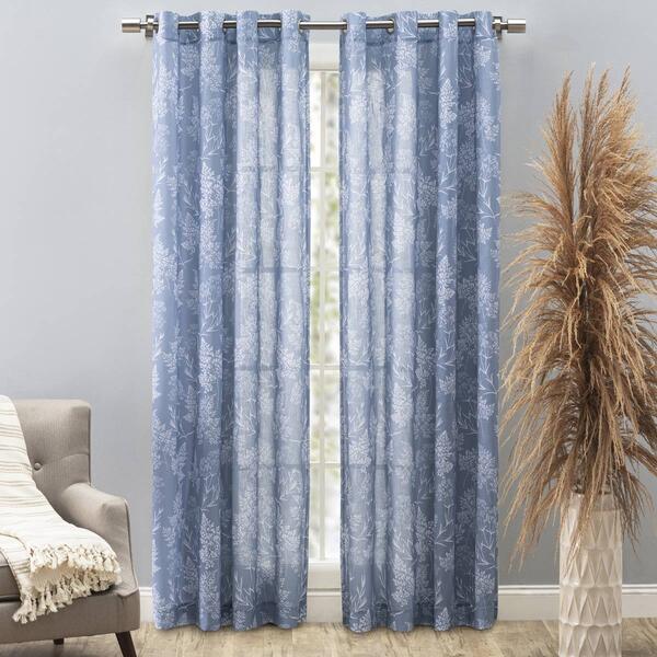 Wild Meadow Sheer Grommet Curtains - image 