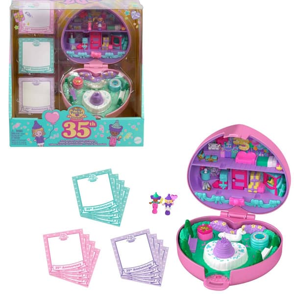 Polly Pocket 35th B-Day Party Time Stamper