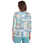 Womens Lake Victoria 3/4 Sleeve Hues Color Block Tee - image 2
