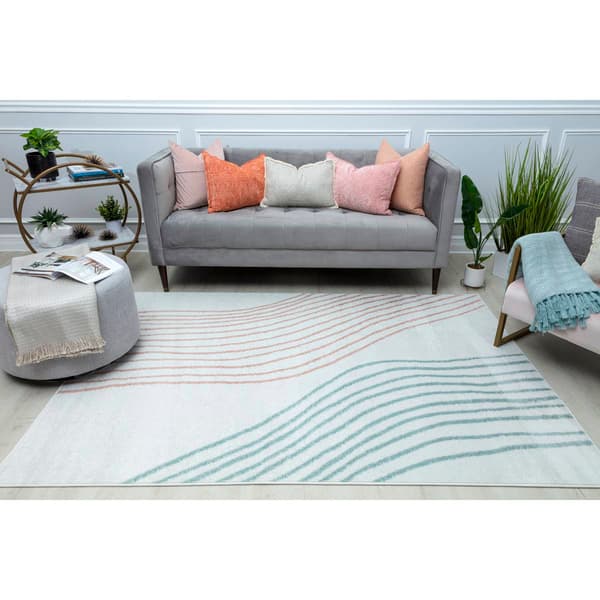 Mason Brooks Azalea Geometric Flow Contemporary Area Rug Boscov's