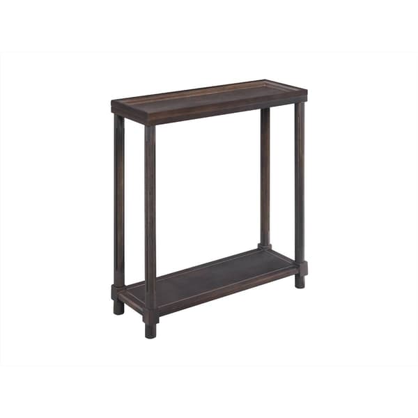 New Ridge Home Goods Harrison Side End Tables w/ Shelf - Espresso