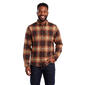 Young Mens Architect(R) Jean Co. Flannel Shirt - Orange/Black - image 1